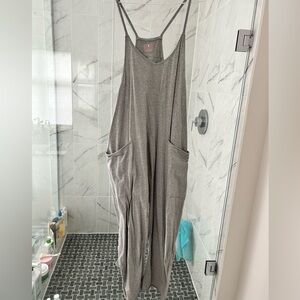 Free People Hot Shot onesie in grey sz M, EUC